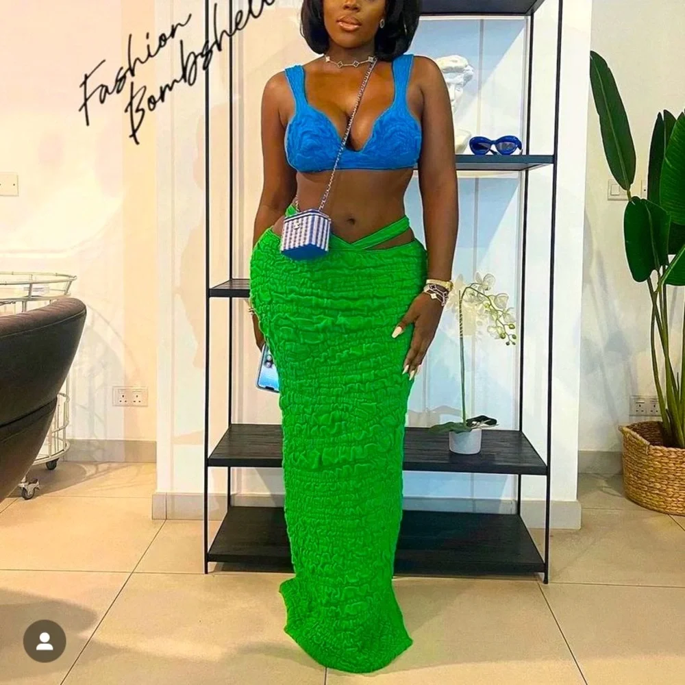 COPY - Hanifa 2piece maxi set size 2XL - Picture 1 of 11